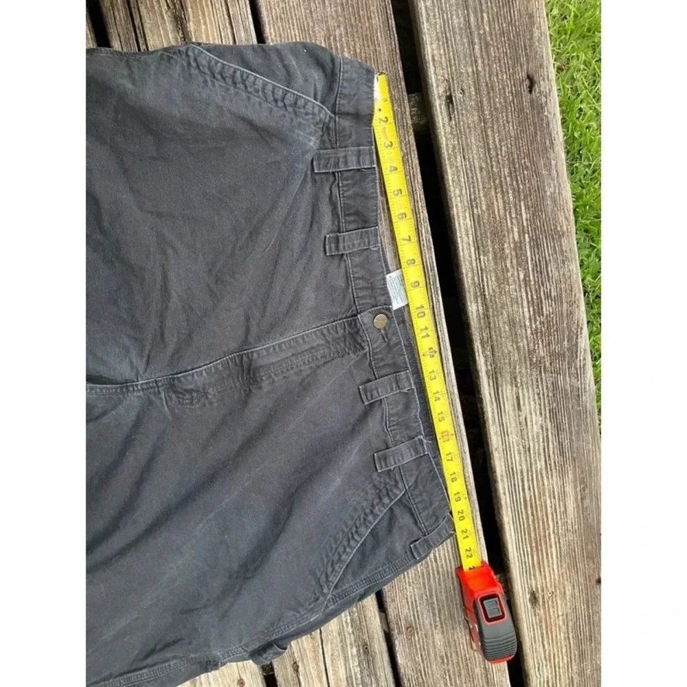 Carhartt Pants Mens 46x34 Black Dungaree Fit B11 Utility Work Carpenter Cotton